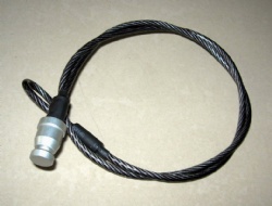 Security Cable with Stainless Steel Fitting